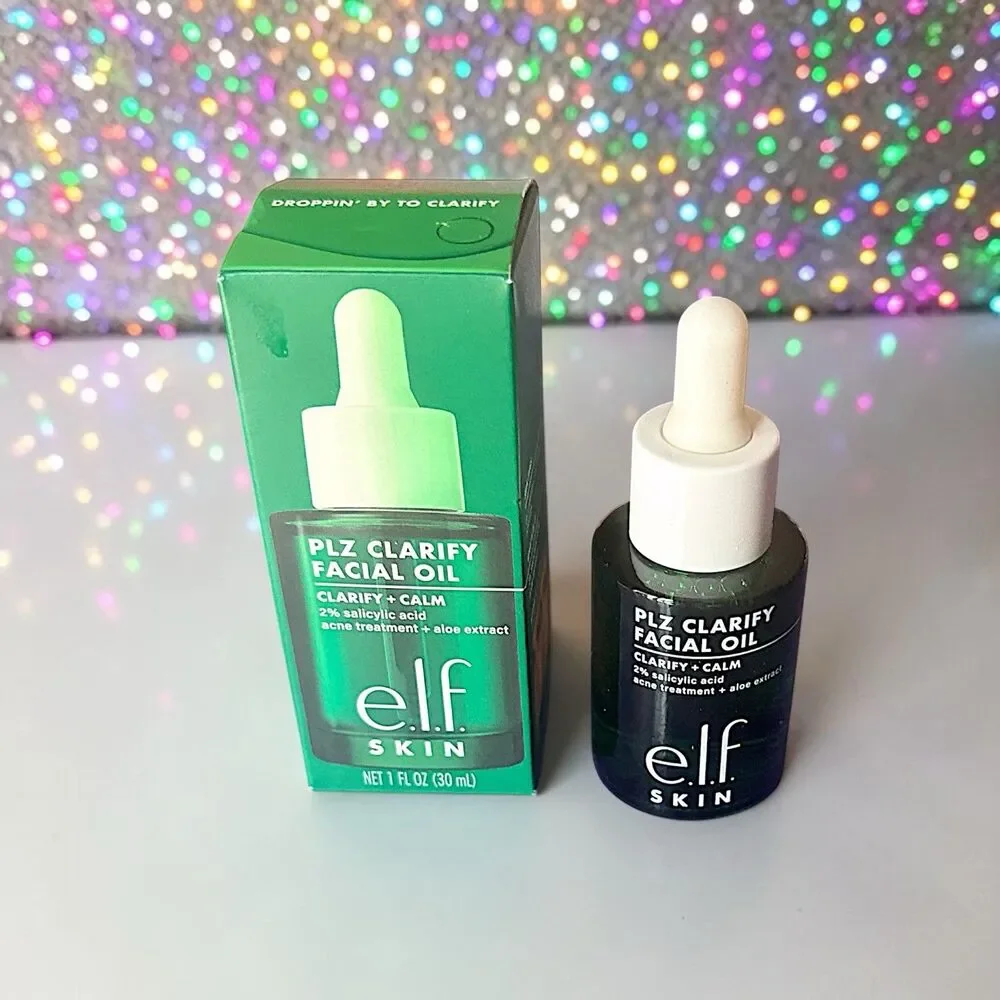 E.L.F. SKIN PLZ Clarify Facial Oil Full Size 1 FL OZ NIB